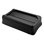 Rubbermaid Commercial Products Black Plastic Waste Bin Lid for Waste Bin, 127mm