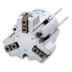 SMC 3 Finger Double Action Pneumatic Gripper, MHSL3-25D, Parallel Gripping Type