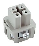 RS PRO Heavy Duty Power Connector, 10A, Female, 4 Contacts
