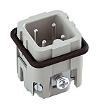 RS PRO Heavy Duty Power Connector, 10A, Male, 4 Contacts