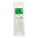 Schneider Electric Cable Tie, , 300mm x 4.8 mm, Clear Nylon, Pk-1