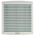 Schneider Electric Grey Injected Thermoplastic (ASA PC) Vent Grille, 137 x 117 x 49mm