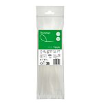 Schneider Electric Cable Tie, , 200mm x 2.5 mm, Clear Nylon, Pk-1