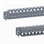 Schneider Electric PanelSeT Series Steel Cross Rail, 65mm W, 1200mm H, 27mm D For Use With Enclosure