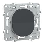 Schneider Electric 1 Way Anthracite Switch Mechanism Ovalis Series