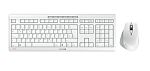 Cherry JD-8550DE-0 Wireless Ergonomic Keyboard & Mouse Set, QWERTZ, White