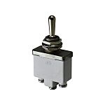 APEM Toggle Switch, Panel Mount, Momentary-Off-Momentary, SPST, Screw Terminal, 2V dc