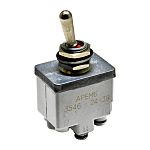 APEM Toggle Switch, Panel Mount, On-Off, DPST, Screw Terminal, 2V dc