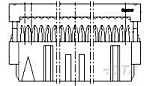 TE Connectivity, 21591, 1-215919-4 2.54mm Pitch 14 Way Straight FPC Connector