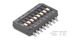 TE Connectivity 6 Way Surface Mount DIP & SIP Switch Single Pole - Single Throw, Recessed Actuator