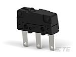 TE Connectivity Pin Plunger Snap Action Micro Switch, Quick Connect Terminal, 2A, SPDT