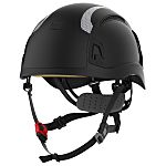 JSP EVO ALTA Black Hard Hats with Chin Strap, , Ventilated