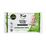 The Cheeky Panda Ltd BABYWX12-GBR Wet Biodegradable Wipes, Box of 60, 222 x 150mm