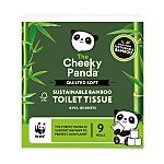 The Cheeky Panda Ltd 9 rolls of 155 Sheets Paper Hand Towels, 4 ply