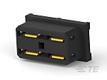TE Connectivity 5.2mm Pitch Power Backplane Connector, Female, Vertical, 2 Column, 2 Row, 4 Way, 2169809-1
