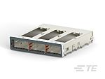 TE Connectivity QSFP Cage 3-Port, 2173238-1