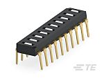 TE Connectivity 10 Way Through Hole DIP Switch SPST