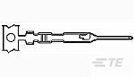 TE Connectivity AMPMODU MTE Series Pin Contact