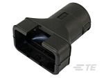 Carcasa para conector de automoción TE Connectivity serie Crimp Pin Connector de color Negro, para conectores de 12