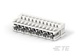 TE Connectivity 1-2232891-1 Series Vertical Edge Connector, Cable Mount, 11-Contacts, 2.5mm Pitch, 1-Row, IDC