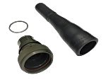 TE Connectivity Heat Shrink Boot Black, Polymer Adhesive Lined