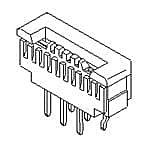 Molex, 52030, 52030-0729 1mm Pitch 7 Way Vertical FPC Connector, Through Hole