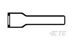 TE Connectivity Cable boot Black, Elastomer Adhesive Lined, 7.4mm