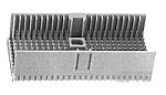 TE Connectivity, 56463 2mm Pitch Connector Backplane Connector, Male, Vertical, 16 Column, 8 Row, 128 Way, 5646362-1