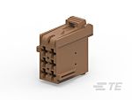 TE Connectivity, 1-965640-2, 1-965 Female 6 Way Housing For Female Terminals for use with Automotive Housings