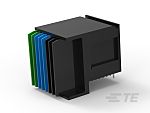 TE Connectivity, 1410189-4 1.8mm Pitch Connector Backplane Connector, Right Angle, 8 Column, 7 Row, 1410189-4