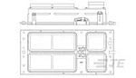 TE Connectivity, 1-211992-4 Connector Backplane Connector, Female, 1-211992-4