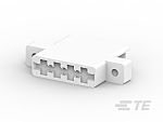 TE Connectivity 145233-1 Series Vertical Edge Connector, Board Mount, 4-Contacts, 7.92mm Pitch, 1-Row