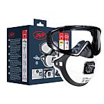 JSP Filterspec, Scratch Resistant Anti-Mist Safety Goggles with Black, Clear Lenses