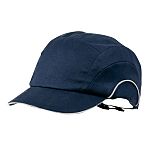JSP Black Short Peaked Bump Cap, HDPE Protective Material