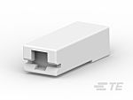 TE Connectivity, FASTON 187 1 Way Polyamide Crimp Terminal Housing, Natural