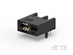 TE Connectivity 1-2212115-4 Series Edge Connector, Board Mount, 10-Contacts, 7.26mm Pitch, Through Hole Termination