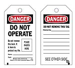 1Each x 'Danger' Lockout Tag