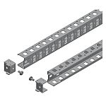 Schneider Electric PanelSeT Series Steel Cross Rail, 40mm W, 1100mm H For Use With Enclosure