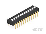 TE Connectivity 12 Way Through Hole DIP Switch SPST, Extended Slide Actuator