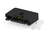 TE Connectivity AMPMODU MTE Series Right Angled Board Mount PCB Header, 8 Contact(s), 2.54mm Pitch, 1 Row(s), Shrouded