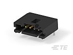TE Connectivity AMPMODU MTE Series Right Angled Board Mount PCB Header, 6 Contact(s), 2.54mm Pitch, 1 Row(s), Shrouded