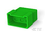 TE Connectivity, 17143 6 Way Nylon Crimp Terminal Housing, Green