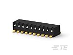 TE Connectivity 10 Way Surface Mount DIP & SIP Switch, Piano Actuator