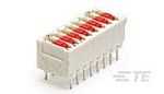 TE Connectivity 8 Way Panel Mount DIP & SIP Switch SPST