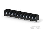 TE Connectivity Barrier Strip, 11 Contact, 9.53mm Pitch, 1 Row, 5 or 25A, 300 or 600 V