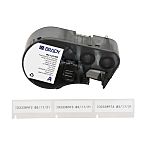 Brady M4 Black on White Label Printer Tape, 0.5 Width, 0.5in Label Width