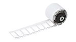 Brady M6 White Black Print Label Roll, 27mm Width, 250Per Roll Qty
