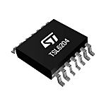 TSL6204IYPT STMicroelectronics, Operational Amplifier, Op Amp, RRIO, 8MHz, 5.5 V, 14-Pin TSSOP-14