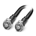 Phoenix Contact NBC-COX-CNM/3.0-L/COX-CNM Series Male Coax Plug to Male Coax Plug, 3m, Terminated50 Ω