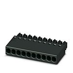 Phoenix Contact, 2.54mm Pitch, 5/..-ST, MCC 0, 10 Way, , Pluggable Terminal Block, Plug, PCB Mount, Crimp Termination,
